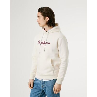 Sudadera con capucha Pepe Jeans Macbeth Plain blanco roto - L Sudadera con capucha Pepe Jeans Macbeth Plain blanco roto - L