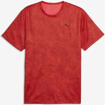 Camiseta Puma TAD Essentials AOP manga corta rojo burdeos - M Camiseta Puma TAD Essentials AOP manga corta rojo burdeos - M