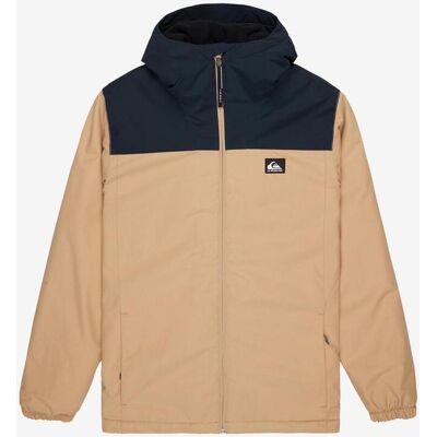 Chaqueta con capucha Quiksilver Overcast 3K Warm beige azul noche - XL Chaqueta con capucha Quiksilver Overcast 3K Warm beige azul noche - XL