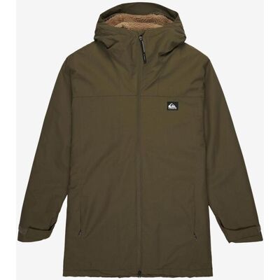 Chaqueta con capucha Quiksilver Overcast 3K Parka marrón verde - XL Chaqueta con capucha Quiksilver Overcast 3K Parka marrón verde - XL