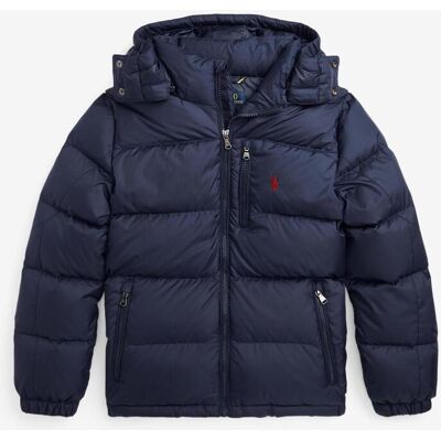 Chaqueta con capucha Ralph Lauren Ripstop azul noche júnior - S Chaqueta con capucha Ralph Lauren Ripstop azul noche júnior - S