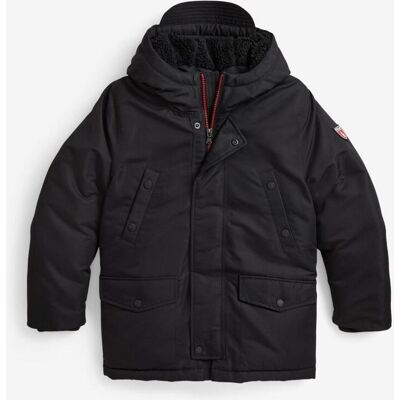 Chaqueta con capucha Ralph Lauren Down Parka negro rojo - M Chaqueta con capucha Ralph Lauren Down Parka negro rojo - M