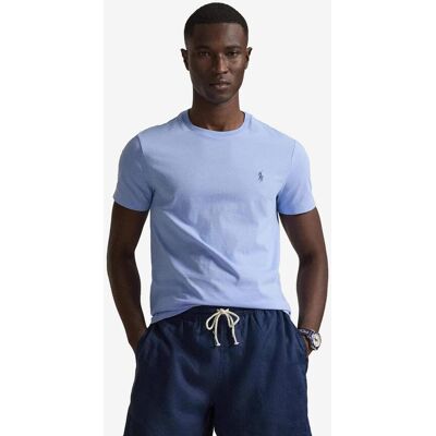 Camiseta Ralph Lauren Custom Slim Fit manga corta azul claro - S Camiseta Ralph Lauren Custom Slim Fit manga corta azul claro - S