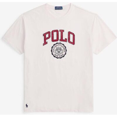 Camiseta Ralph Lauren Custom Slim Fit Logo manga corta blanco rojo burdeos - L Camiseta Ralph Lauren Custom Slim Fit Logo manga corta blanco rojo burdeos - L