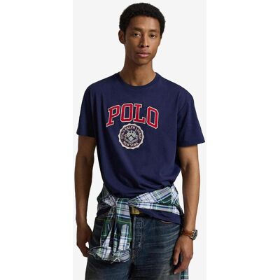 Camiseta Ralph Lauren Custom Slim Fit Logo manga corta azul marino rojo blanco - S Camiseta Ralph Lauren Custom Slim Fit Logo manga corta azul marino rojo blanco - S