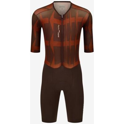 Traje integral Santini x Mads Pedersen Momentum Series marrón negro - XL Traje integral Santini x Mads Pedersen Momentum Series marrón negro - XL