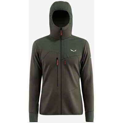 Chaqueta con capucha Salewa Agner Polarlite verde oliva - M Chaqueta con capucha Salewa Agner Polarlite verde oliva - M