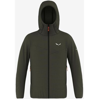Chaqueta fina con capucha Salewa Puez Catinaccio 2 TirolWool verde cromo - L Chaqueta fina con capucha Salewa Puez Catinaccio 2 TirolWool verde cromo - L