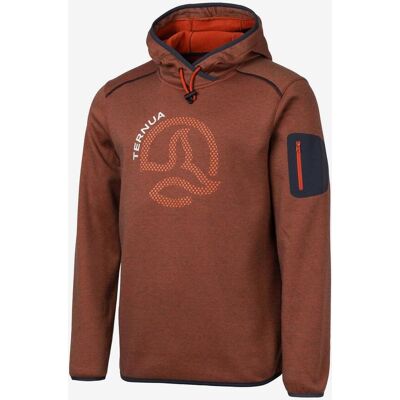 Sudadera con capucha Ternua Fox Point naranja marrón - XXL Sudadera con capucha Ternua Fox Point naranja marrón - XXL