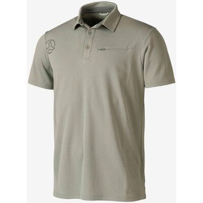 Polo Ternua Skeld 2.0 manga corta gris cemento - XL Polo Ternua Skeld 2.0 manga corta gris cemento - XL
