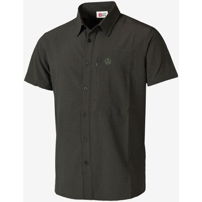 Camisa Ternua Gedos manga corta negro carbón - XL Camisa Ternua Gedos manga corta negro carbón - XL