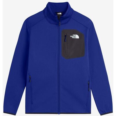 Forro polar The North Face Crest Full Zip azul eléctrico negro - S Forro polar The North Face Crest Full Zip azul eléctrico negro - S