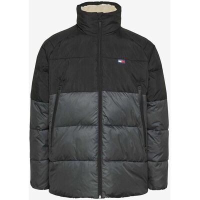 Tommy Hilfiger Chaqueta Tommy Jeans Vail Two Tone Puffer negro gris - S Tommy Hilfiger Chaqueta Tommy Jeans Vail Two Tone Puffer negro gris - S