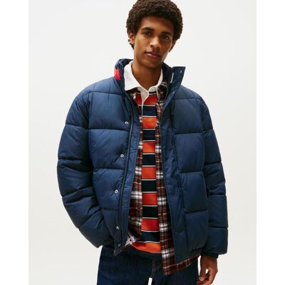 Tommy Hilfiger Chaqueta Tommy Jeans DNA Collar Puffer azul marino - S Tommy Hilfiger Chaqueta Tommy Jeans DNA Collar Puffer azul marino - S