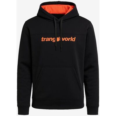 Sudadera con capucha Trangoworld Login V02 negro naranja - S Sudadera con capucha Trangoworld Login V02 negro naranja - S