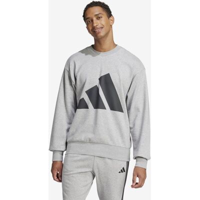 Sudadera adidas Essentials Big Logo French Terry gris negro - S Sudadera adidas Essentials Big Logo French Terry gris negro - S