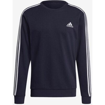 Sudadera adidas Essentials French Terry 3S azul marino blanco - S Sudadera adidas Essentials French Terry 3S azul marino blanco - S