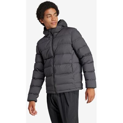 Chaqueta con capucha adidas Helionic Stretch gris oscuro - XS Chaqueta con capucha adidas Helionic Stretch gris oscuro - XS