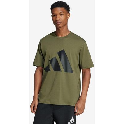 Camiseta adidas Essentials Big Logo manga corta verde caqui negro - XS Camiseta adidas Essentials Big Logo manga corta verde caqui negro - XS