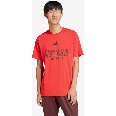 Camiseta adidas House of Tiro Linear Graphic manga corta rojo negro - XS Camiseta adidas House of Tiro Linear Graphic manga corta rojo negro - XS