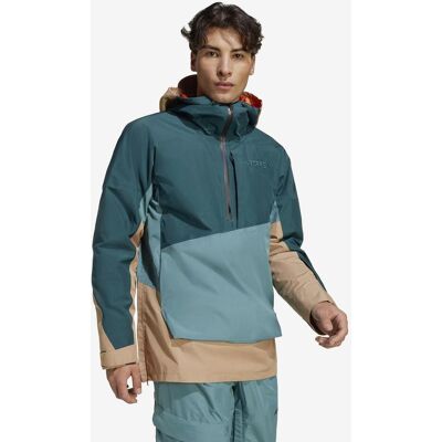 Chaqueta con capucha adidas Terrex Xploric 2 azul gris marrón - L Chaqueta con capucha adidas Terrex Xploric 2 azul gris marrón - L