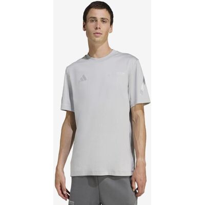 Camiseta adidas Silver Arrows Mercedes-AMG manga corta gris claro - XL Camiseta adidas Silver Arrows Mercedes-AMG manga corta gris claro - XL