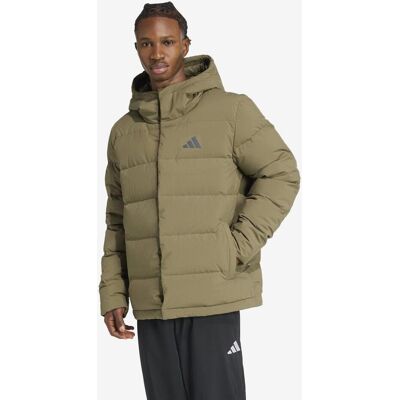 Chaqueta con capucha adidas Helionic CLIMAWARM verde caqui - L Chaqueta con capucha adidas Helionic CLIMAWARM verde caqui - L