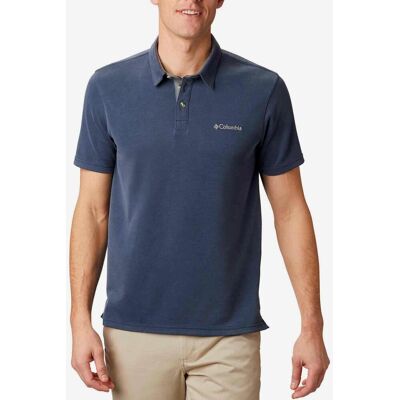 Polo Columbia Nelson Point manga corta azul marino - S Polo Columbia Nelson Point manga corta azul marino - S