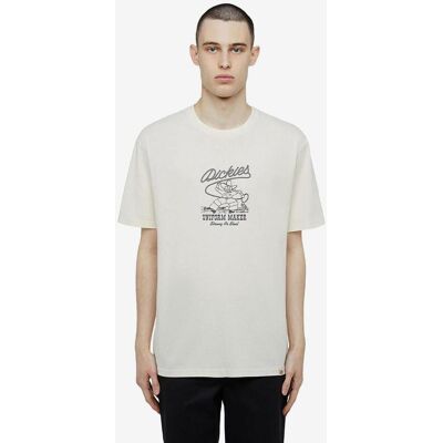 Camiseta Dickies Rope Center Logo manga corta blanco negro - M Camiseta Dickies Rope Center Logo manga corta blanco negro - M