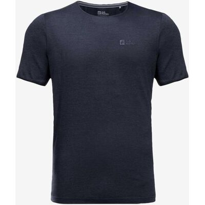 Camiseta Jack Wolfskin Travel manga corta azul noche - S Camiseta Jack Wolfskin Travel manga corta azul noche - S