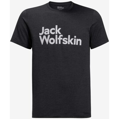 Camiseta Jack Wolfskin Brand manga corta negro - S Camiseta Jack Wolfskin Brand manga corta negro - S
