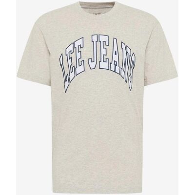 Camiseta Lee Varsity Logo manga corta gris claro - XXL Camiseta Lee Varsity Logo manga corta gris claro - XXL