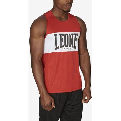 Camiseta Leone 1947 Shock sin mangas rojo blanco - XXL Camiseta Leone 1947 Shock sin mangas rojo blanco - XXL