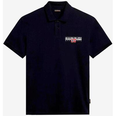 Polo Napapijri Aylmer manga corta negro intenso - XS Polo Napapijri Aylmer manga corta negro intenso - XS