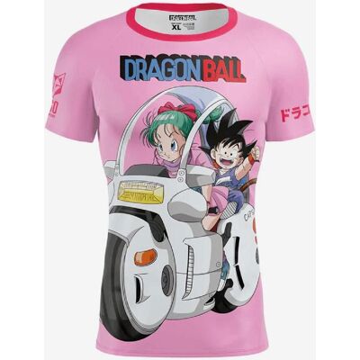 Camiseta Otso Dragon Ball manga corta rosa chicle - XL Camiseta Otso Dragon Ball manga corta rosa chicle - XL