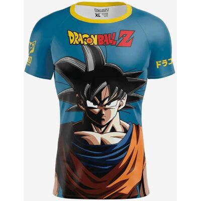 Camiseta Otso Dragon Ball manga corta azul oscuro naranja - S Camiseta Otso Dragon Ball manga corta azul oscuro naranja - S