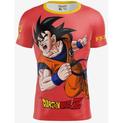 Camiseta Otso Dragon Ball manga corta rojo naranja - XL Camiseta Otso Dragon Ball manga corta rojo naranja - XL