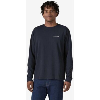 Camiseta Patagonia P-6 Logo manga larga azul marino oscuro - L Camiseta Patagonia P-6 Logo manga larga azul marino oscuro - L