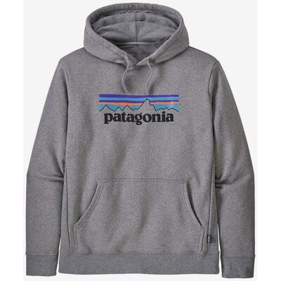 Sudadera con capucha Patagonia P-6 Logo Uprisal gris claro - XS Sudadera con capucha Patagonia P-6 Logo Uprisal gris claro - XS