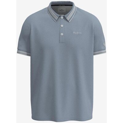 Polo Pepe Jeans Jett manga corta azul claro blanco negro - XS Polo Pepe Jeans Jett manga corta azul claro blanco negro - XS