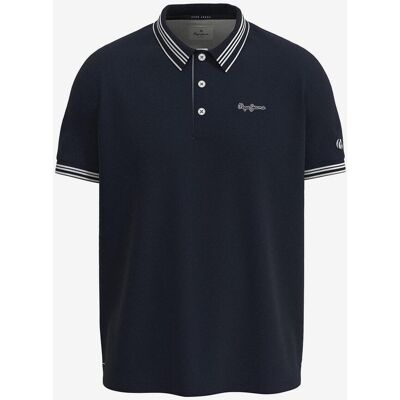 Polo Pepe Jeans Jett manga corta azul oscuro blanco - S Polo Pepe Jeans Jett manga corta azul oscuro blanco - S