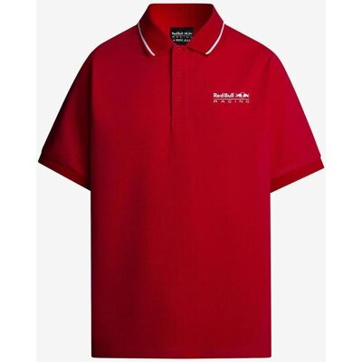 Polo Red Bull Racing x Pepe Jeans Tipped Logo manga corta rojo - M Polo Red Bull Racing x Pepe Jeans Tipped Logo manga corta rojo - M