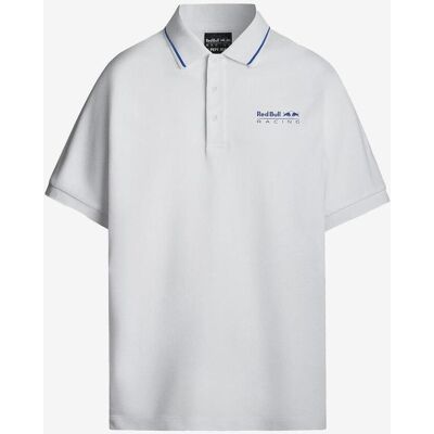 Polo Red Bull Racing x Pepe Jeans Tipped Logo manga corta blanco - M Polo Red Bull Racing x Pepe Jeans Tipped Logo manga corta blanco - M