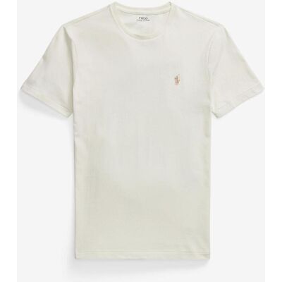 Camiseta Ralph Lauren Custom Slim Fit manga corta blanco roto - M Camiseta Ralph Lauren Custom Slim Fit manga corta blanco roto - M