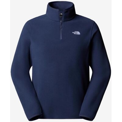 Forro polar The North Face Glacier Fleece Quarter Zip azul tormenta - S Forro polar The North Face Glacier Fleece Quarter Zip azul tormenta - S