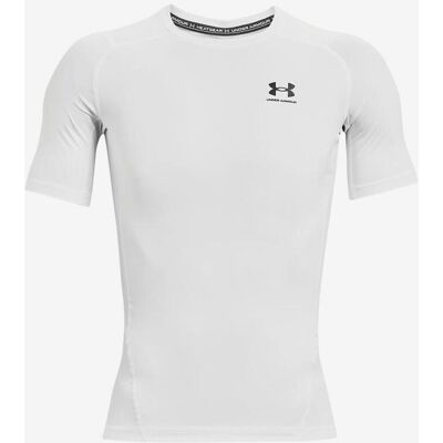 Camiseta Under Armour HeatGear Compression manga corta blanco negro - M Camiseta Under Armour HeatGear Compression manga corta blanco negro - M