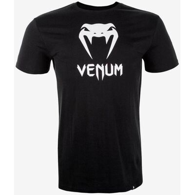 Camiseta Venum Classic manga corta negro blanco - XL Camiseta Venum Classic manga corta negro blanco - XL