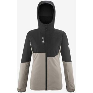 Chaqueta con capucha Millet Nallo negro beige mujer - L Chaqueta con capucha Millet Nallo negro beige mujer - L