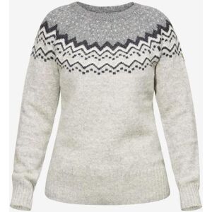 Jersey Fjällräven Övik Knit manga larga blanco gris mujer - L Jersey Fjällräven Övik Knit manga larga blanco gris mujer - L
