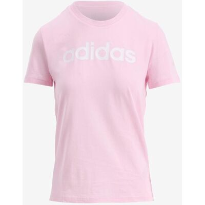 Camiseta adidas Essentials Slim Logo manga corta rosa mujer - M Camiseta adidas Essentials Slim Logo manga corta rosa mujer - M